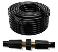 Tubo di prolunga ad alta pressione da 15 m, per idropulitrici come Kärcher Kränzle King/Top Craft e altri attacchi su entrambi i lati M22 x 1,5, attacco filettato (nipplo 14,00 mm)