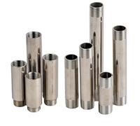 Tubo di prolunga con filettatura maschio-femmina da 1/2" L=1-50cm Raccordo for tubo in acciaio inossidabile 304 for irrigazione da giardino Giunto doccia(Male Thread To Female 60mm)