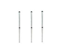 Tubo Di Prolunga CYCLI-32 Mm, Compatibile Con Nilfisk VP100 200, Acciaio Inossidabile, Metallo, Asta Di Prolunga, Accessori For Aspirapolvere(3PCS)