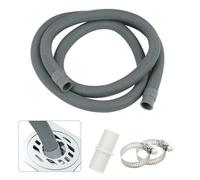 Tubo Di Prolunga For Tubo Di Scarico For Lavatrice E Lavastoviglie Da 1/1,5/2 M Con Set Di Staffe - Tubo Flessibile For Acque Reflue Durevole For Un Facile Drenaggio(1.5m)