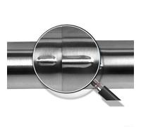 Tubo di prolunga in acciaio inossidabile di grado industriale compatibile con aspirapolvere Geno 502S per un uso costante a lungo termine