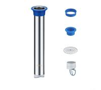 Tubo di prolunga in acciaio inox progettato per adattarsi alla maggior parte degli scarichi a pavimento standard, mantiene il tuo spazio fresco e pulito (30 cm)
