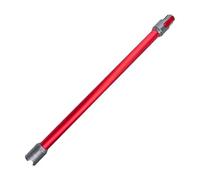 Tubo di Prolunga per Aspirapolvere, Compatibile con Dyson V7 V8 V10 V11 V15 | Materiale: alluminio + metallo; Misure: lunghezza asta 730 mm/23.76 pollici; Configurazione: diritto(Red)