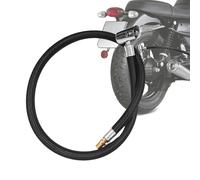 Tubo di prolunga per gonfiatore di pneumatici, gonfiaggio senza sforzo | Adattatore con giunto di bloccaggio, per bicicletta, moto, auto, diverse lunghezze 23,5-60 cm, facile connessione, robusto e