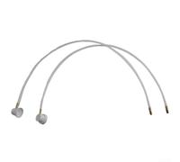 Tubo di prolunga per ugello a pellicola fluida in due pezzi, adatto per lattine spray, lunghezza 50 cm, applicatore per rivestimento inferiore, colore oro bianco, plastica, struttura in metallo per