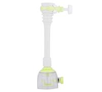Tubo di prolunga regolabile anti-spruzzi per rubinetto, filtro ugello girevole per rubinetto da a risparmio idrico (18 cm, verde)
