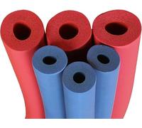 Tubo di protezione antigelo in schiuma di gomma, isolamento for tubi, tubo in schiuma rosso/blu for supporto impugnatura, for acqua, aria condizionata, tubi industriali(Blue,ID48MM/THK20MM)