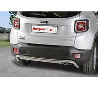 Tubo di protezione posteriore inox lucido 50mm Jeep Renegade dal 2014