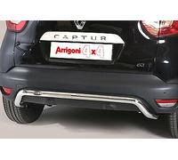 Tubo di protezione posteriore inox lucido 50mm Renault Captur dal 2013
