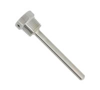 Tubo di protezione senza saldatura in acciaio inox 304 da 1/2" per sonda con sensore di temperatura da 30 - 500 mm termocoppia termocoppia autoprodotta (30 mm)