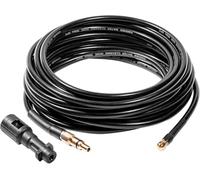 Tubo di pulizia del tubo di scarico con adattatore, sbloccatore e kit di scarico per idropulitrici Karcher ad alta pressione di ricambio, kit di pulizia Kärcher K-Series e Lavor (15 m)