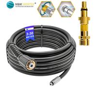 Tubo Di Pulizia Per Fognature Kanalratte Per Kärcher Kränzle Bosch 3 - 30 Metri