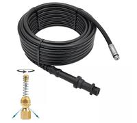 Tubo di pulizia per tubi da 10 m, compatibile con Kärcher Home K2 K3 -K7, set di pulizia per tubi a spirale (nessun ugello - solo tubo)