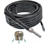 Tubo di pulizia per tubi Kranzle DN10 K1050 serie X, intasamento, scarico, ratto canale, pulizia flessibile (rigido, 3 x indietro, 20 metri)