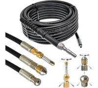 Tubo di pulizia per tubi Kranzle DN10 K1050 serie X, intasamento, scarico, ratto canale, pulizia flessibile, set di pulizia dei tubi (set rigido e rotante e spirale, 100 metri)