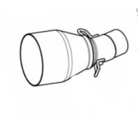 Tubo di raccordo AKRAPOVIC L-VE3SO3SS
