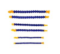 tubo di raffreddamento filettato Tubo flessibile in plastica for refrigerante, lunghezza 300 mm, ugello piatto, dimensioni multiple, confezione multipla da 1/4 3/8 1/2 pollici(3/8 Round 4Pc)