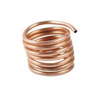 Tubo di rame arrotolato, T2 Copper Tubing Coil 1.8-25mm OD For Refrigeration And Air Conditioning 1m Length(1.8x0.5mm)