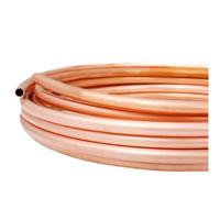 Tubo di Rame Bobina di tubo rame morbido 1-3,0 M OD 1,6/1,8/2/2,5/3/4/5/6/6,35/7/8-12 mm Tubo filo Raffreddamento del condizionatore d'aria Fai da te Artigianato(1 Meter,8x1mm)