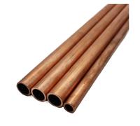 Tubo di rame dritto rotondo di precisione senza saldatura cavo 1 pezzo lunghezza 250 mm(OD45xWT5mm)