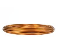 Tubo di rame morbido 5 x 1 mm riscaldamento acqua gas Cu-DHP C12200 nell'anello 25 metri