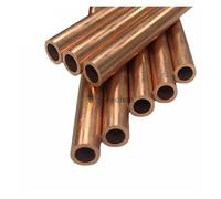 Tubo di rame T2 OD 1,5~10mm Tubo tondo di rame capillare cavo CNC in metallo ID 1mm~8,5mm, compatibile con serpentina di refrigerazione dell'aria condizionata(OD5 x ID4.4mm 2pcs)