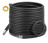 Tubo di ricambio per idropulitrice ad alta pressione, 20 m, per idropulitrici domestiche Bosch serie AQT Bosch Aquatak, accessori di prolunga per tubo di pulizia dell'acqua, connettore rapido a scatto
