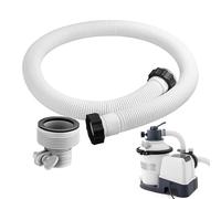 Tubo di ricambio per piscina a terra, tubo di interconnessione, pompa filtrante, tubo di ricambio per piscina con adattatore per tubo di tipo B, pompe con filtro a sabbia per interni ed esterni, 150 x