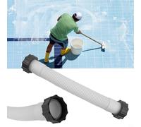 Tubo di ricambio per pompa a sabbia per piscina, filtro a sabbia, compatibile con filtro a sabbia da 40,6 cm, per pompa filtrante per Intex, salamoia e filtro a sabbia (confezione da 2)