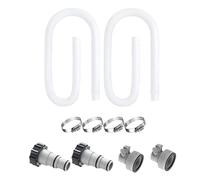 Tubo di ricambio per pompa per piscina, filtro a sabbia per piscina, strumento di riparazione da 3,8 cm, robusto tubo per circolazione, pulizia, manutenzione, flusso, protezione 'acqua idraulica