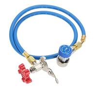 Tubo di ricarica del refrigerante, linea di ricarica del refrigerante professionale R134a Tubo di raccordo per bombole di gas durevole Rubinetto per refrigerante R502 R-12 R-22
