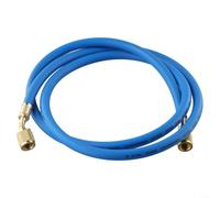 Tubo di ricarica per refrigerazione HVAC con filettatura SAE da 1/4 a 5/16 4 lunghezza tubo in gomma e raccordi in ottone nominale 800PSI per sistemi di refrigerazione standard