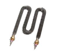Tubo Di Riscaldamento, Compatibile Con SNDHEATE, Elemento Riscaldante Del Riscaldatore Alettato For Tubo Di Calore Tubolare Tipo WM M18*25 220V 1500W-3500W(304SS thread,2.5KW 350mm 400mmL)