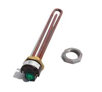 Tubo Di Riscaldamento, Interruttore Di Controllo Della Temperatura Del Termostato Dello Scaldabagno Elettrico BSP 1 1/4 1500W 2500W 15A(With Nut,2.5kw)
