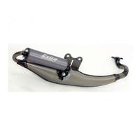 Tubo di scappamento Giannelli Extra V2, marmitta omologata per scooter Gilera Piaggio Zip, Stalker, Runner, SR Piaggio, Vespa 50 cc 2T, NRG