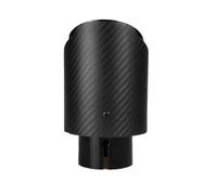Tubo di Scarico 1 Pz Universale Auto Fibra Di Carbonio Coda Gola Silenziatore In Acciaio Inox Lucido Nero Twill Opaco Marmitta Ugello Di Scarico Punta(51mm-89mm)
