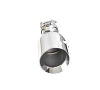 Tubo di Scarico 1Pc Tubo Di Scarico Per Auto In Acciaio Inossidabile Lucido Punta Per Silenziatore Con Bordo Smussato Dritto Per Saldatura(51-76mm)