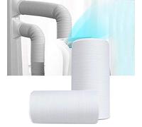 Tubo di scarico, 2 metri, diametro 150 mm, bianco retrattile, tubo di scarico dell'aria condizionata portatile, prolunga per aria condizionata e asciugatrice