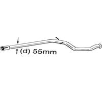 Tubo di scarico 889-535 BOSAL per PEUGEOT 206 Hatchback