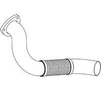 Tubo di scarico anteriore 48293 DINEX