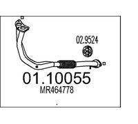 MTS 01.10055 Tubo gas scarico per MITSUBISHI PAJERO PININ (H6W, H7W) Anteriore