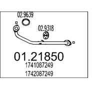 MTS 01.21850 Tubo gas scarico