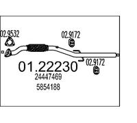 MTS 01.22230 Tubo gas scarico