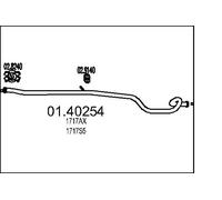 MTS 01.40254 Tubo gas scarico