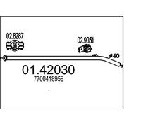 MTS Tubo gas scarico