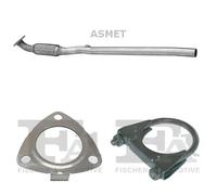 Tubo di scarico ASMET per OPEL Corsa C Hatchback 1.0, 43 KW1.0, 44 KW