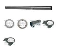Tubo di scarico ASMET per VOLKSWAGEN Golf II Hatchback 1.8, 62 KW
