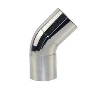 Tubo di Scarico Auto 1PCS Automobile Exhaust Pipe Muffler si trasforma in gomito in acciaio inox 45 gradi tubo ad angolo per ridurre il diametro(76mm)