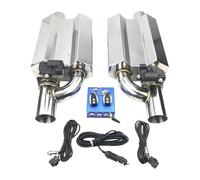 Tubo Di Scarico Auto Per BMW E90 E46 Marmitta Scarico Per Auto 304 Acciaio Inox Interruttore Controllo Remoto Elettrico Tubo Suono Profondo Doppio Terminale(51mm)