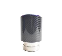 Tubo Di Scarico Auto Silenziatore Posteriore In Fibra Di Carbonio Con Superficie Liscia E Rivestimento Interno Viola Per La Modifica Tubo Di Punta Del Silenziatore(IN70-OUT101MM)